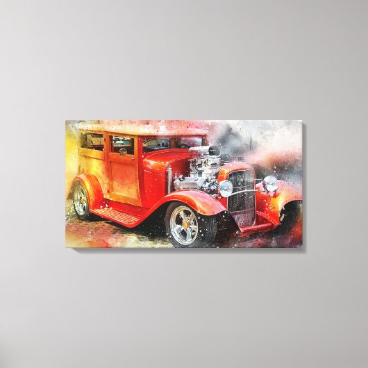 Automobiel Canvas Afdruk (Voorkant)