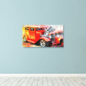 Automobiel Canvas Afdruk (Insitu (Houten vloer))