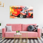 Automobiel Canvas Afdruk (Insitu (Woonkamer))