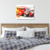 Automobiel Canvas Afdruk (Insitu (Slaapkamer))