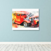 Automobiel Canvas Afdruk (Insitu (Houten vloer))