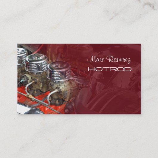 Automobiel, foto visitekaartjes (Voorkant)