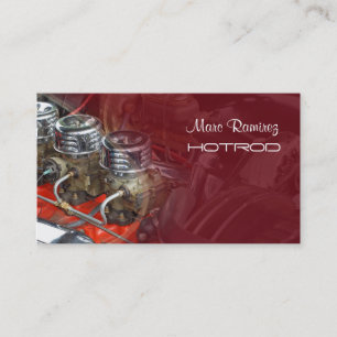 Automobiel, fotovisitekaartjes visitekaartje