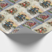  Automobiel Kerstmis Cadeaupapier (Hoek)