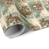  Automobiel Kerstmis Cadeaupapier (Rol Hoek)