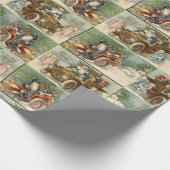  Automobiel Kerstmis Cadeaupapier (Hoek)