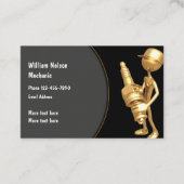 Automobiel Mechanisch Koel Ontwerp Visitekaartje (Voorkant)