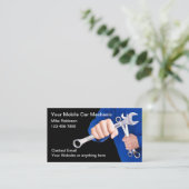 Automobiel Mobiele Auto Mechanische Visitekaartjes (Staand voorkant)