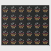 Automobiel Sleutel Kunst Het Project Is Nooit Af Cadeaupapier (Vlak)
