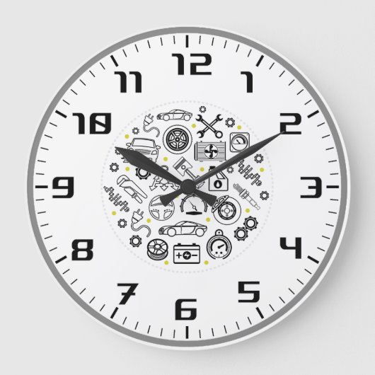 Automobiel & Vervoer | Professioneel Grote Klok (Voorkant)