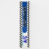 Automobiel winkel A/C Service Airconditioner Groot Spandoek (Verticaal)