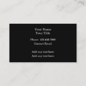 Automobielauto Detailing Visitekaartjes nieuw (Achterkant)