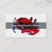 Automobielauto Detailing Visitekaartjes nieuw (Voorkant)