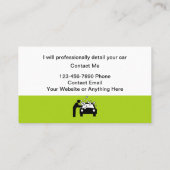 Automobielauto met coole Visitekaartjes (Achterkant)