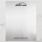 Automobielauto - Professionele achtergrond Briefhoofd Sjabloon (Voorkant)