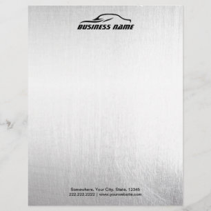 Automobielauto - Professionele achtergrond Briefhoofd Sjabloon