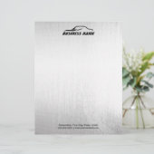 Automobielauto - Professionele achtergrond Briefhoofd Sjabloon (Staand voorkant)