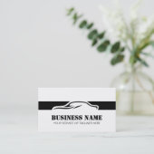 Automobielauto's met zwarte streep Professional Visitekaartje (Staand voorkant)