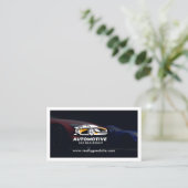 Automobielautowas & Auto die QR Code detailleren Visitekaartje (Staand voorkant)