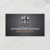 Automobieldienst Specialist Metaal Visitekaartje (Voorkant)