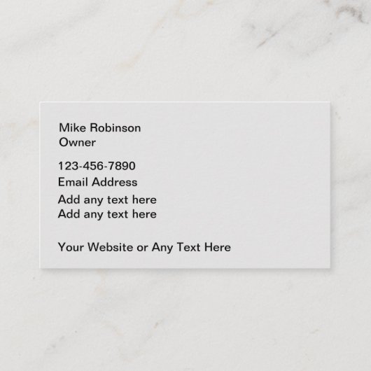 Automobieldiensten Moderne twee kant Visitekaartje (Achterkant)