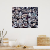 Automobiele Hub Petten Poster (Keuken)