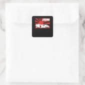 Automobiele Japanse binnenlandse marktauto Vierkante Sticker (Tas)