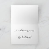 "Automobiele Schat" Beterschapkaart Kaart (Binnen)