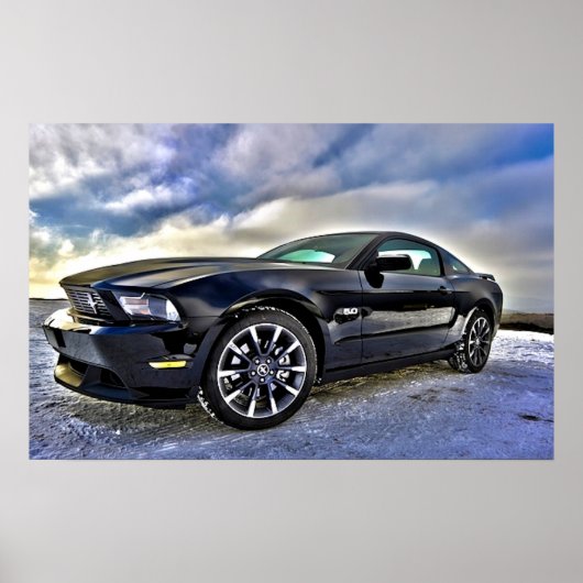 Automobiele spier Car Mustang Poster (Voorkant)