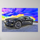 Automobiele spier Car Mustang Poster (Voorkant)