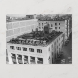 Automobielen in het gebouw Buick Briefkaart