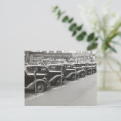 Automobielen in Omaha, 1938 Briefkaart (Staand voorkant)