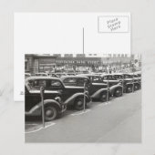 Automobielen in Omaha, 1938 Briefkaart (Voorkant / Achterkant)