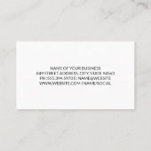 Automobielen | Logo voor automatische lichaamsvers Visitekaartje (Achterkant)