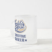 Automobielengineeringcadeau Matglas Koffiemok (Voorkant links)