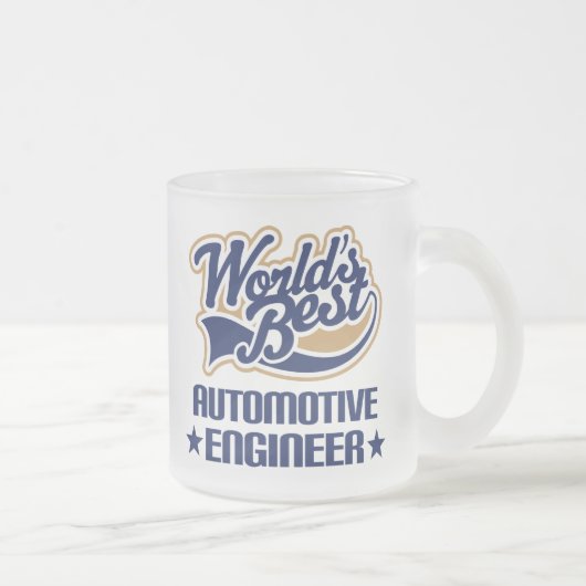 Automobielengineeringcadeau Matglas Koffiemok (Rechts)