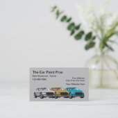 Automobielenverf  visitekaartje (Staand voorkant)