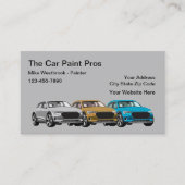 Automobielenverf  visitekaartje (Voorkant)