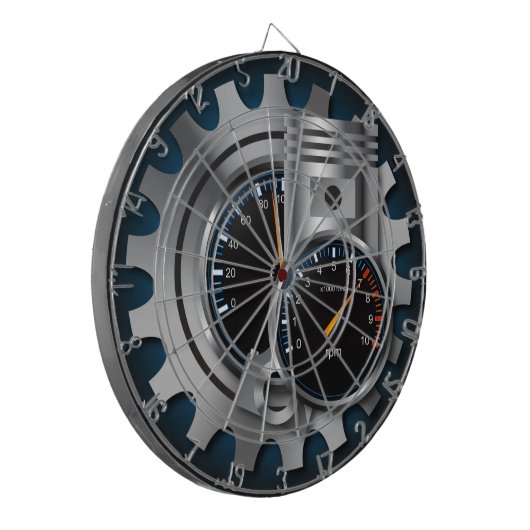 Automobielindustrie 1 — Dart Board Dartbord (Voorkant Links)