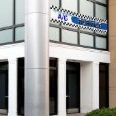 Automobielindustrie — airconditioner — A/C Spandoek (Buitenkant Gebouw)