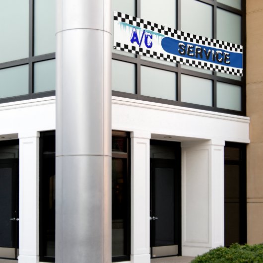 Automobielindustrie — airconditioner — A/C Spandoek (Buitenkant Gebouw)