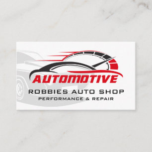 Automobielindustrie   Auto reparatie en onderdelen Visitekaartje