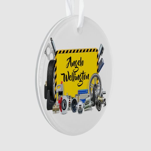 Automobielindustrie, auto's, Ornament voor pap (voorkant)