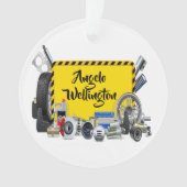 Automobielindustrie, auto's, Ornament voor pap (voorkant)