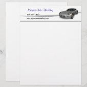 Automobielindustrie Briefhoofd (Voorkant / Achterkant)