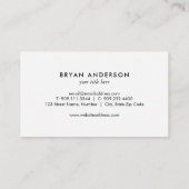 Automobielindustrie - Lichaamshop-Visitekaartje Visitekaartje (Achterkant)