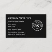 Automobielindustrie — Mechanisch thema Visitekaartje (Voorkant)