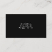 Automobielindustrie met racewitte auto met snelle visitekaartje (Achterkant)