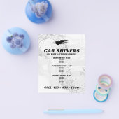 Automobielindustrie op basis van logo flyer (Enkel)