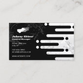 Automobielindustrie op basis van logo visitekaartje (Achterkant)